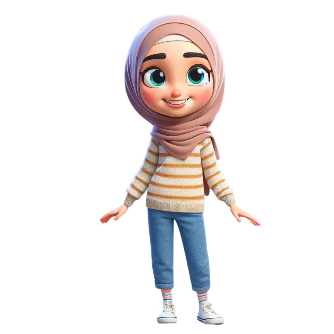 Kid in scarf